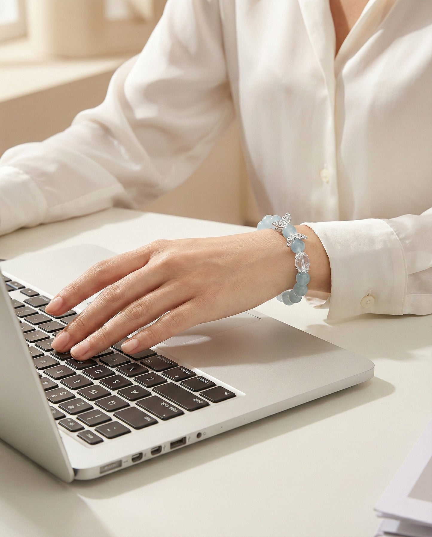 The Azure Whisper Bracelet