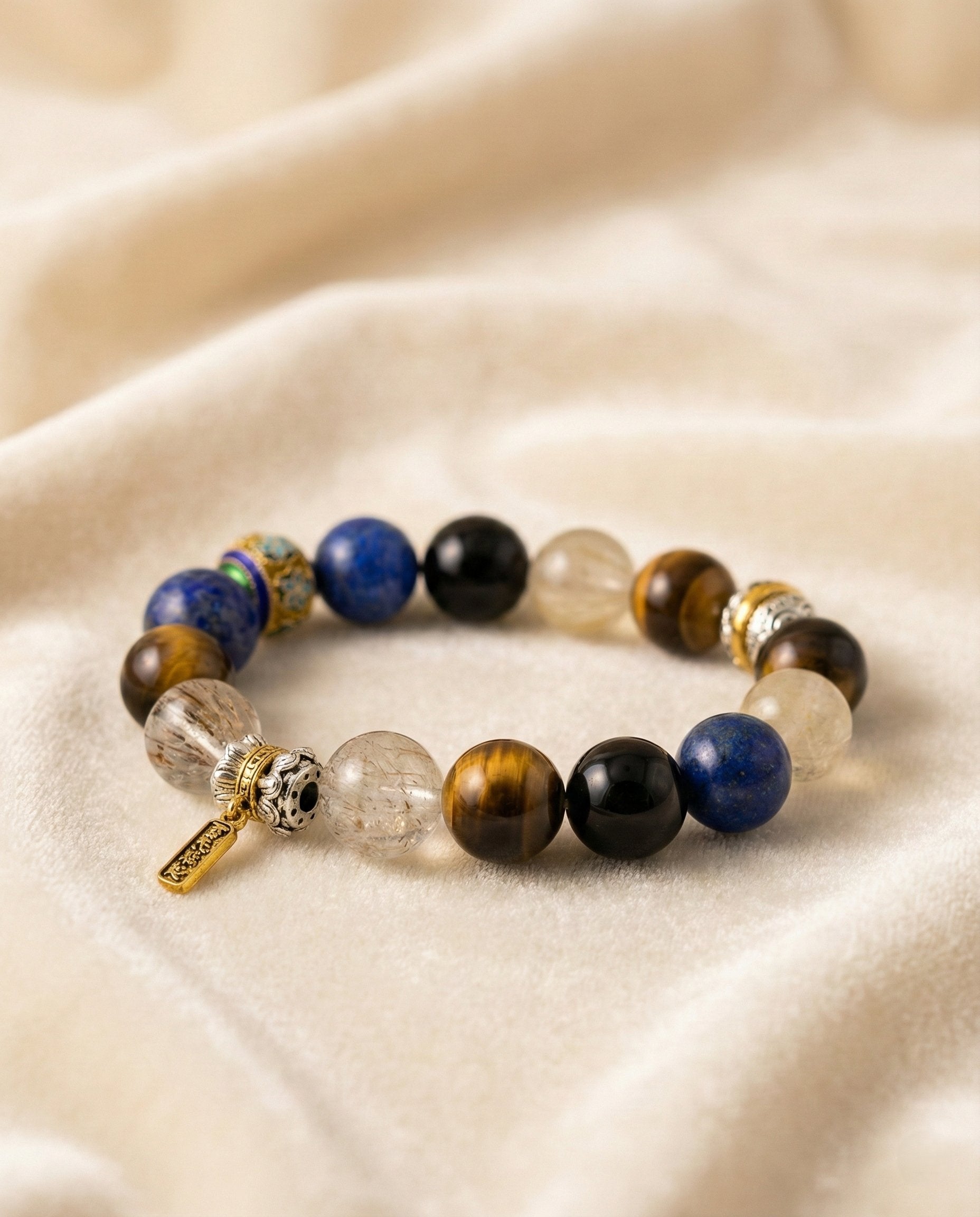 The Sovereign Barcelet, shown at a gentle angle on a light velvet surface.