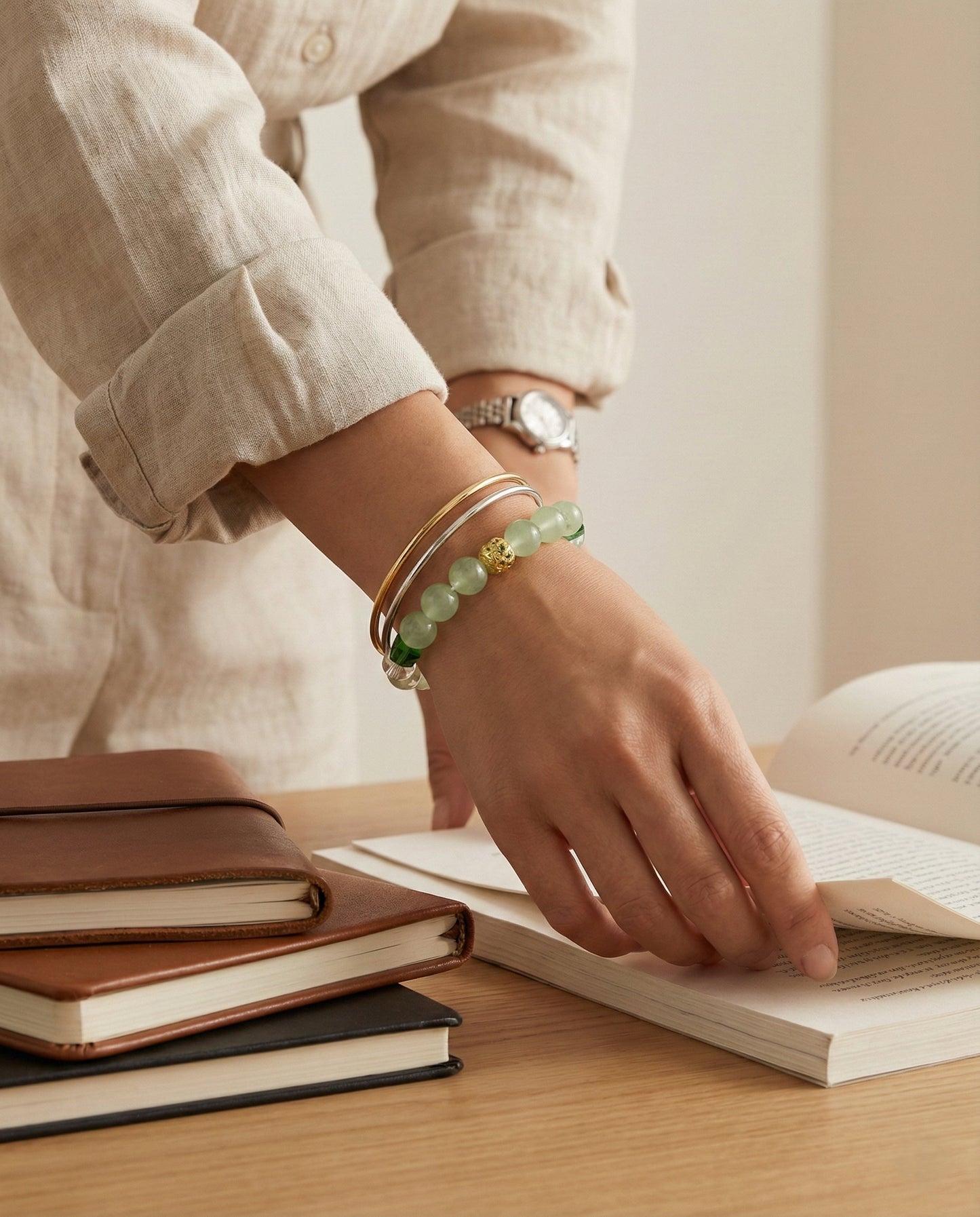 The Verdant Equilibrium Bracelet